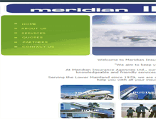 Tablet Screenshot of meridian-ins.com